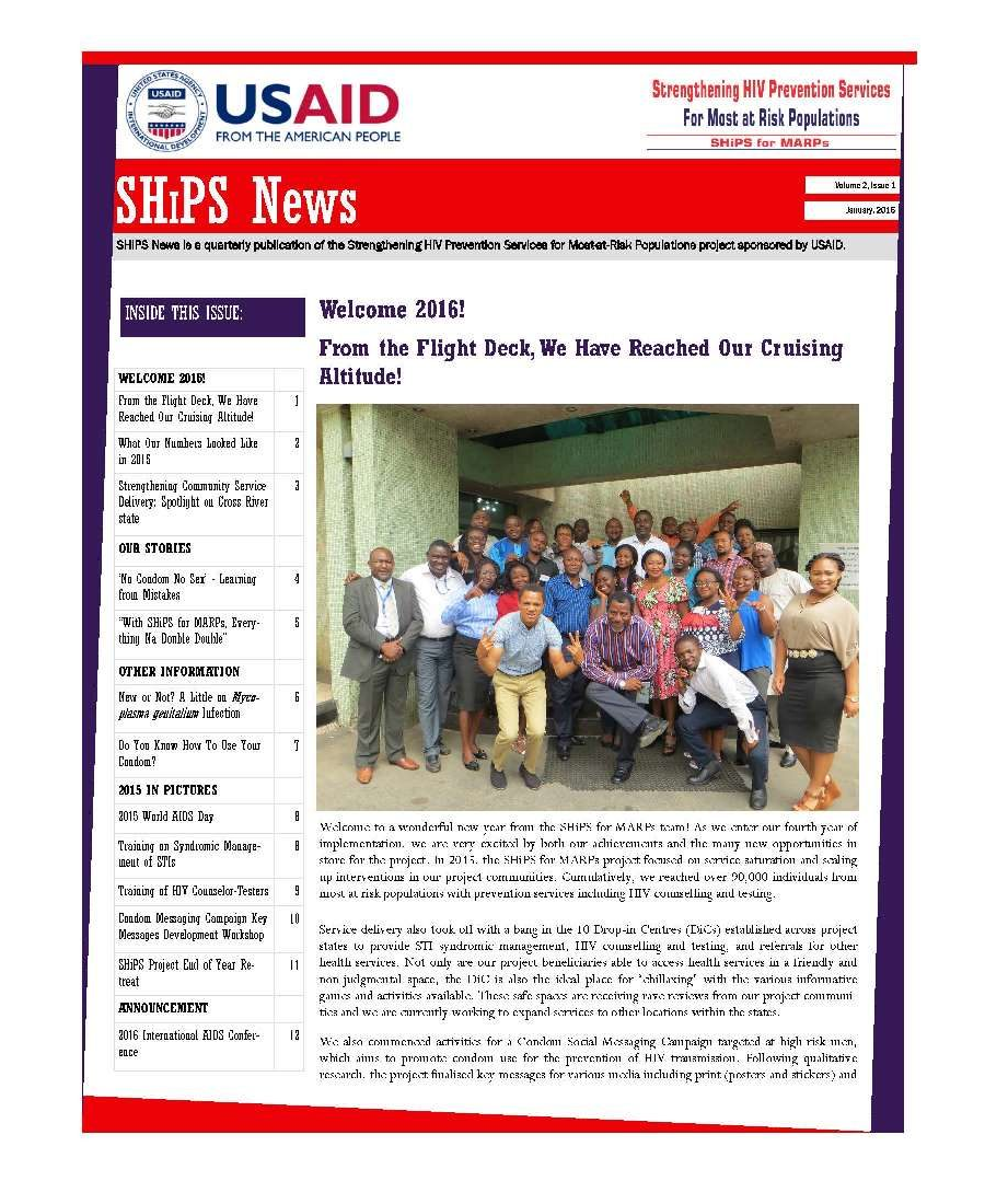 SHiPS News Vol 2 Is 1 2016